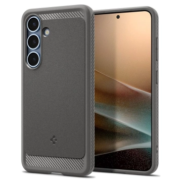 Hülle für Samsung Galaxy S25 Marmorgrau Spigen Rugged Armor Mag MagSafe