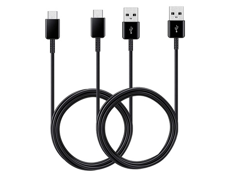 2x Oryginalny Kabel USB type C Samsung EP-DG930MBEGWW 1.5m czarny