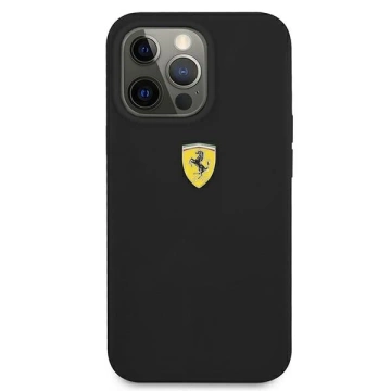 Etui na telefon Ferrari iPhone 13 Pro / 13 6,1" czarny/black hardcase Silicone