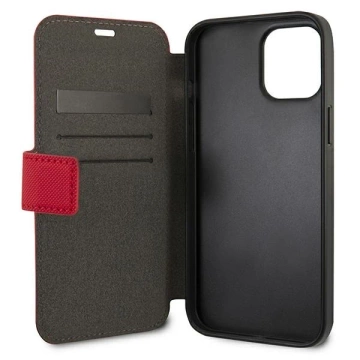 Etui na telefon US Polo Embroidery Collection book iPhone 12 mini 5,4" czerwony/red