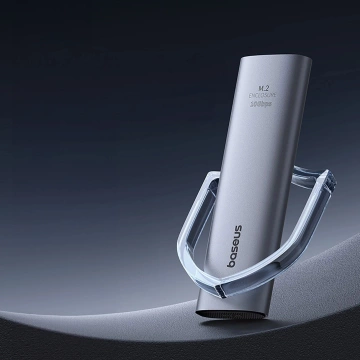 Baseus FlyJoy M.2 NVMe 10 Gb/s SSD-Gehäuse – Graues Gehäuse bis zu 8 TB
