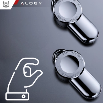 Mini-Induktionsladegerät für Apple Watch mit USB-Ladefunktion, Alogy High-End-Chip, Schwarz