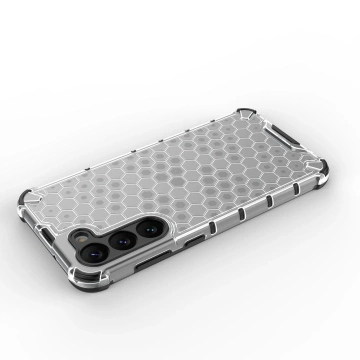 Etui Honeycomb do Samsung Galaxy S23+ Plus pancerny hybrydowy pokrowiec czarne