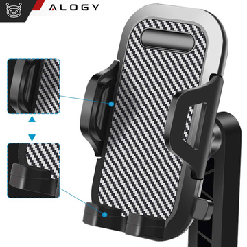 Telefonhalter Ständer Desktop-Ständer verstellbar 360 ​​Tischstativ Stativ 4-7" Alogie Schwarz