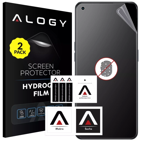 2x Folia "MATOWA" do Oppo Reno7 4G Hydrożelowa Alogy HydroSkin Matte Pro™ na ekran do etui "BEZ ODCISKU PALCÓW"