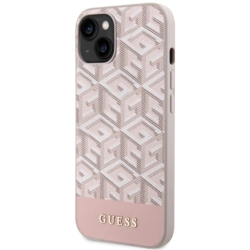 Etui Guess GUHMP14SHGCFSEP do iPhone 14 6,1" hard case GCube Stripes MagSafe