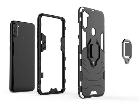 Etui Alogy Stand Ring Armor do Samsung Galaxy M11/ A11 czarne