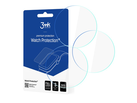 Displayschutzfolie x3 3mk Uhrenschutz für Samsung Galaxy Watch 4 44 mm