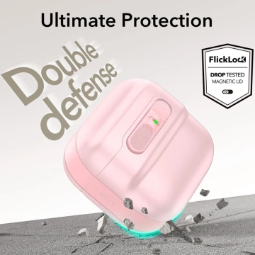 Etui ESR Pulse HaloLock MagSafe do AirPods 4 Różowe