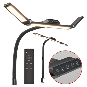  Lampa Biurkowa LED Kreślarska do Monitora ze Składaną Konstrukcją, Regulowaną Jasnością i Pełnym Spektrum Światła, z Mocowaniem do Blatu, Ochrona Oczu, Alogy DeskPro™