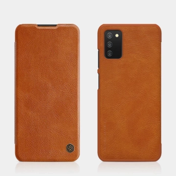 Nillkin Qin Lederholster für Samsung Galaxy A03s schwarz