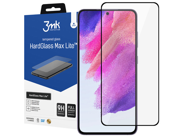 3mk Hartglas HardGlass Max Lite für Samsung Galaxy S21 FE Schwarz