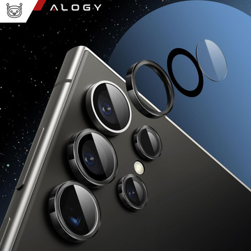 Alogy Lens Protector PRO Schutzhülle Glas für Samsung Galaxy S24 Ultra Kameraabdeckung Objektiv Kameralinsen