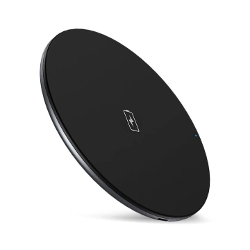 Ładowarka Indukcyjna Forcell Qi 15W Quick Charge USB-C Smukła Czarna