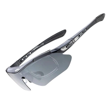 Rockbros 10143 photochrome UV400-Fahrradbrille – Schwarz