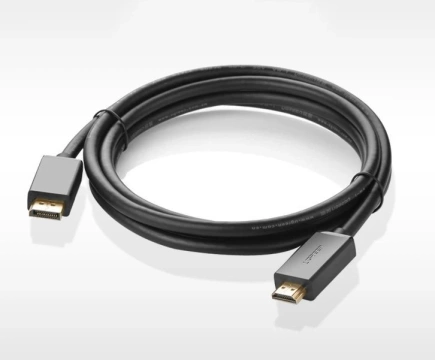 UGREEN Unidirektionales DisplayPort-zu-HDMI-Kabel 4K 30 Hz 32 AWG 2 m Schwarz (DP101 10202)