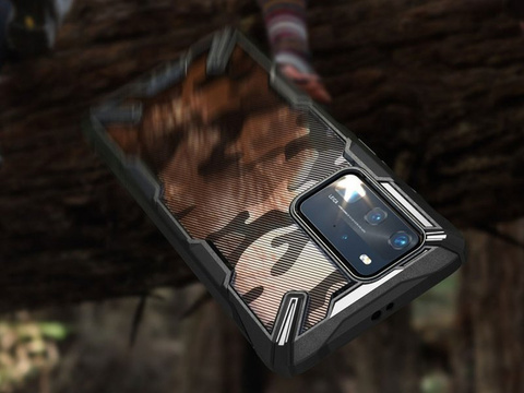 Etui Ringke Fusion X für Huawei P40 Camo Black
