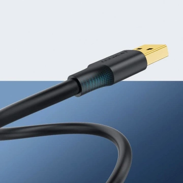 Kabel UGREEN  przewód USB - USB (męski - USB 3.2 Gen 1) 1 m czarny (US128 10370)