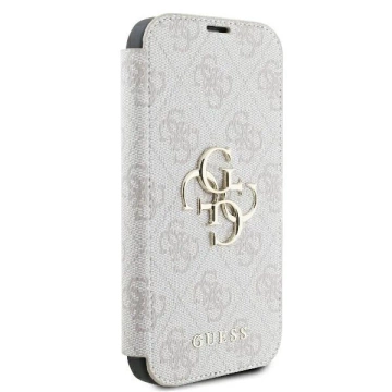 Guess 4G Metal Logo Book Case do iPhone 16 Plus 6,7″ – Pink