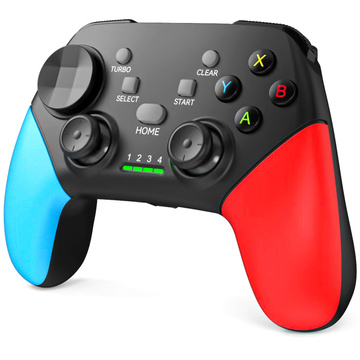 Gamepad Pad bezprzewodowy Bluetooth Alogy kontroler do gier na telefon Android iOS PS3 PS4 PC TV Nintendo Switch Joystick Czarny
