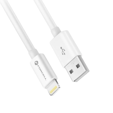 Kabel USB do Lightning 1m Forcell MFi Apple iPhone iPad CarPlay 12W