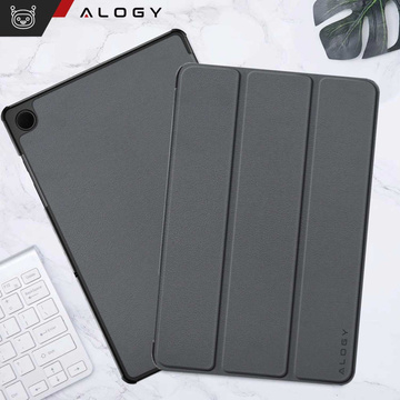 Etui do Samsung Galaxy Tab A11+ (X310/X315/X316) / A9+ 2023 11" (X210/X215/X216) obudowa z klapką na tablet Slim Case Alogy Szare