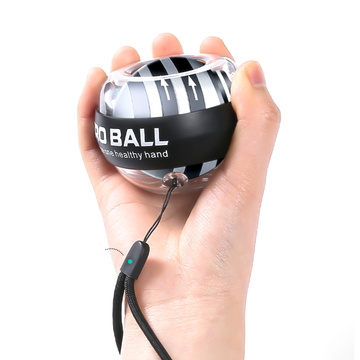 Gyro Ball Alogy Ball zum Trainieren des Handgelenks Powerball Handgriff zur Stärkung der Muskulatur Gyro Ball Schwarz