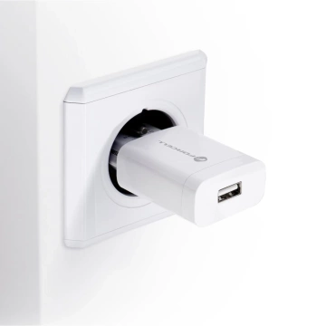 Ładowarka sieciowa Forcell QC 3.0 USB-C 18W + Kabel 1.2m Biała
