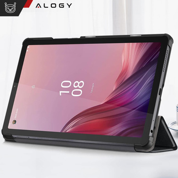 Lenovo Tab M9 2023 9" Tablet-Hülle TB310XU TB310FU Hülle Alogy Book Cover Schwarzes Glas
