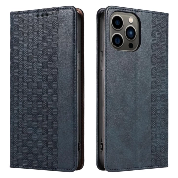 Magnet Strap Case Hülle für iPhone 13 Pro Max Tasche Geldbörse Mini Lanyard Anhänger Blau