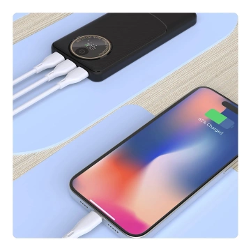 Powerbank Dudao K12Pro 20000mAh 22.5W USB-C USB-A Czarny