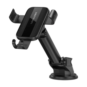 Vention KCOB0 Automatischer Autotelefonhalter mit Saugnapf, Schwarz