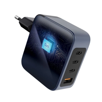 Ładowarka sieciowa Forcell GaN 100W 3xUSB-C 1xUSB-A PD QC SFC