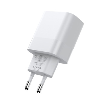 Ładowarka sieciowa C30W 2-Port USB-C - USB PD30W/QC3.0 White