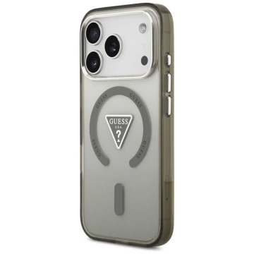 Etui Guess Gradient Triangle Logo MagSafe na iPhone 17 Pro Max - Khaki