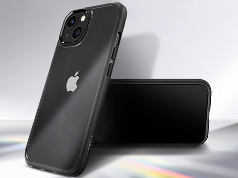Spigen Ultra Hybrid Hülle für Apple iPhone 13 Mattschwarzes Glas