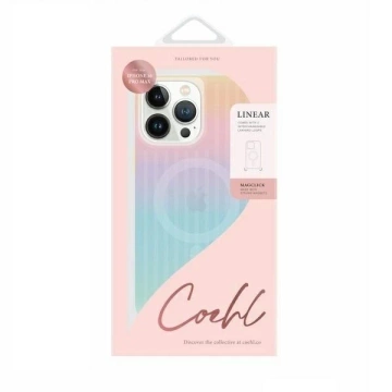 Etui UNIQ Coehl Linear do iPhone 16 Pro Max MagSafe Opalizujące