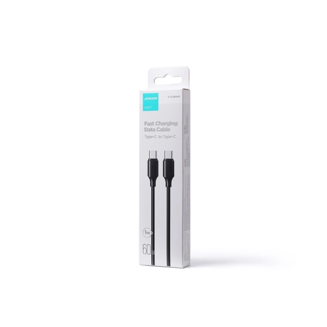 Joyroom Kabel USB-C - USB-C 480Mb/s 60W 1m schwarz (S-CC060A9)