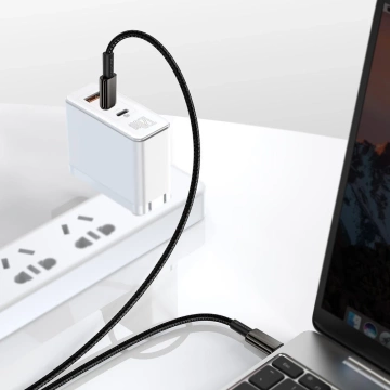 Baseus kabel USB Typ C - USB Typ C szybkie ładowanie Power Delivery Quick Charge 100 W 5A 2m czarny (CATWJ-A01)