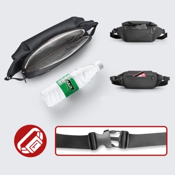 Hülle für Apple iPhone 16 Pro Max Alogy MagSafe Hybrid Matte Case Matte Cover mit Linsenschutz Schwarz