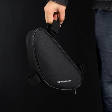 Wozinsky Fahrradrahmentasche 1,5 l schwarz (WBB11BK)