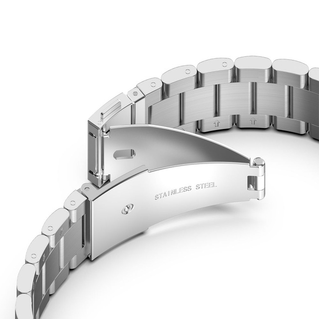 Bransoleta Edelstahl für Samsung Galaxy Watch 4 / 5 / 5 PRO (40 / 42 / 44 / 45 / 46 mm) Silber