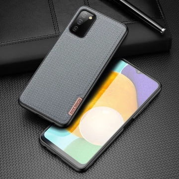 Dux Ducis Fino Hülle mit Nylonmaterial bezogen Samsung Galaxy A03s grau
