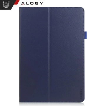 Etui do Lenovo Tab K11 / K11E 11” M11 10.95" TB330FU/TB330XU/TB331FC stojak pokrowiec obudowa z klapką na tablet Case Alogy Granatowe