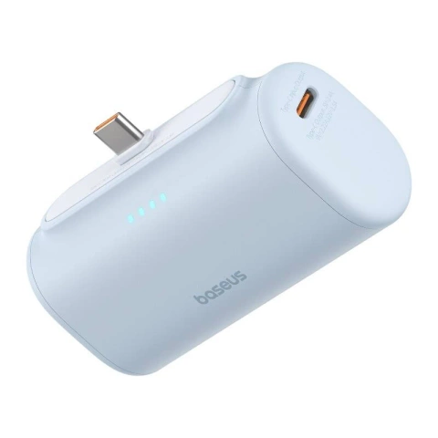 Powerbank Baseus Compact 5000mAh 20W USB-C Mini Szybkie Ładowanie Niebieski