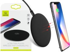 Ładowarka indukcyjna USAMS 10W US-CD24 iPhone 8 X MFI czarna