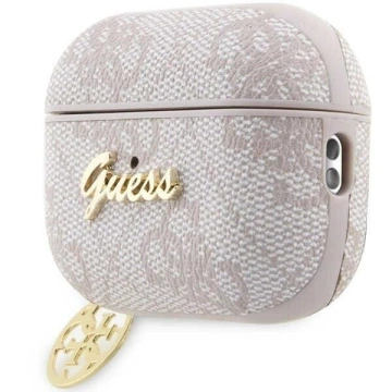 Etui ochronne na słuchawki Guess GUAP2G4GSMP do Apple AirPods Pro 2 cover różowy/pink 4G Charm Collection