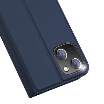Dux Ducis Skin Pro iPhone 15 Plus Hülle mit Klappe und Geldbörse – Blau