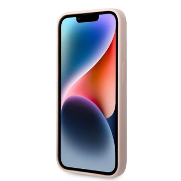 Karl Lagerfeld KLHCP14XSNIKBCP Hülle für iPhone 14 Pro Max 6.7" Hardcase Silikon Ikonik pink/pink