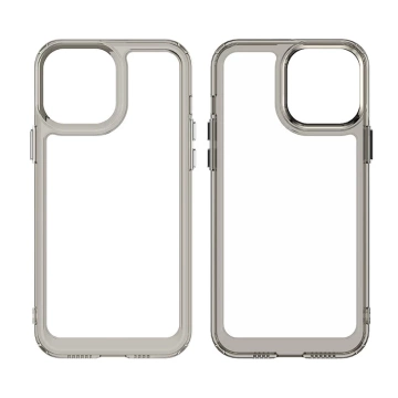Outer Space Case für iPhone 12 Pro Max Hardcover mit Gelrahmen blau